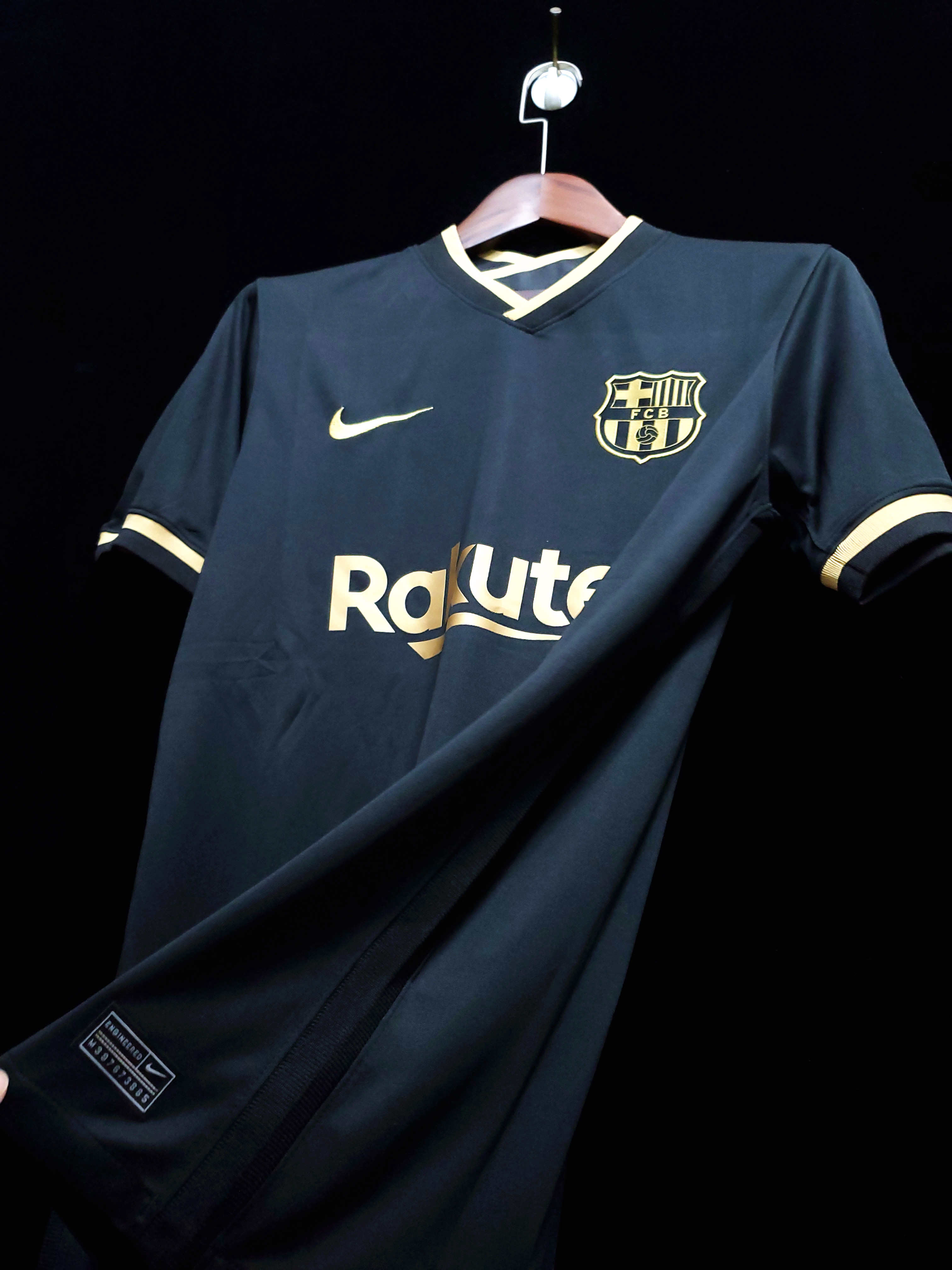 Barcelona Camisa 2 Preta 2020-21