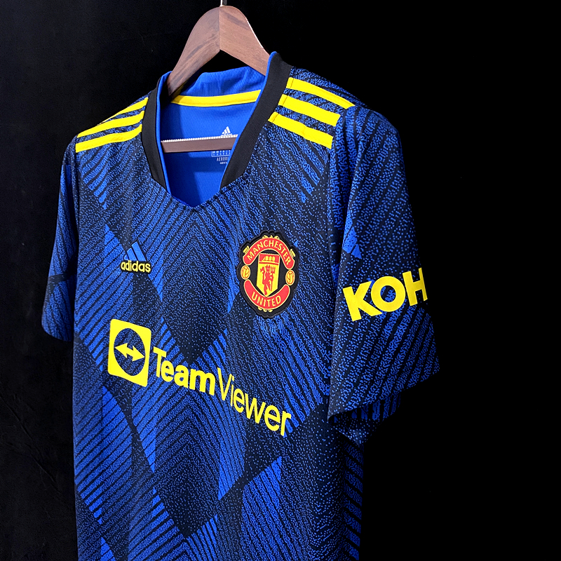 Manchester United Camisa 3 Azul 21-22