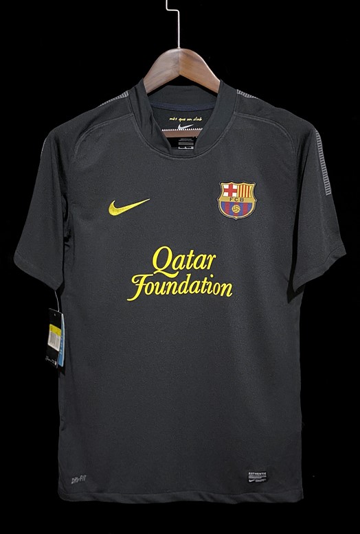 Barcelona Camisa Retrô Preta 2011-12