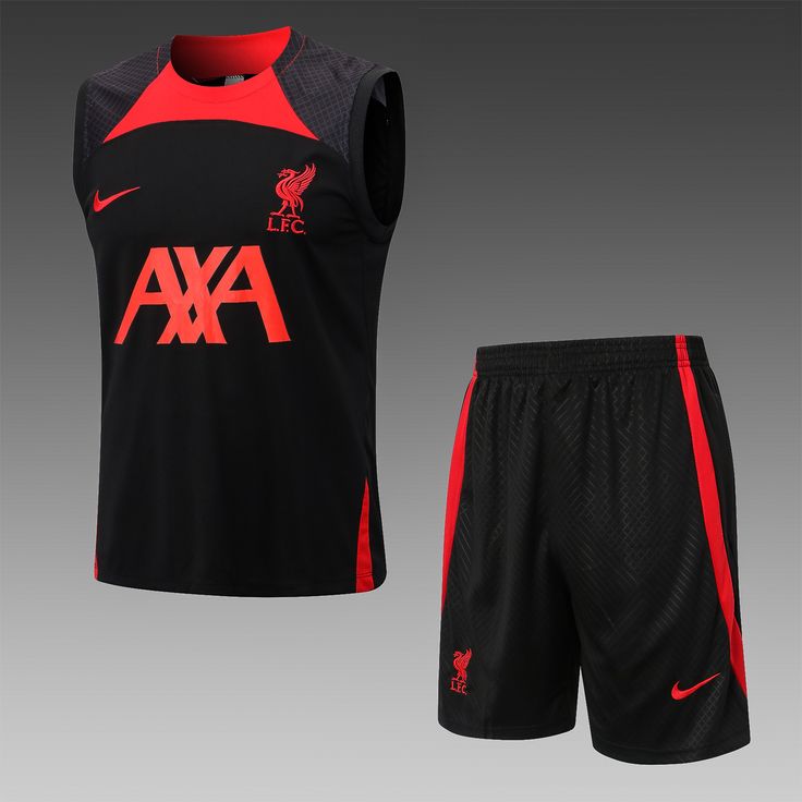 Kit Treino preto LIVERPOOL  23/24