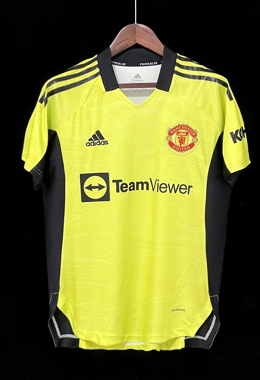 Manchester United Camisa Goleiro Amarela 21-22