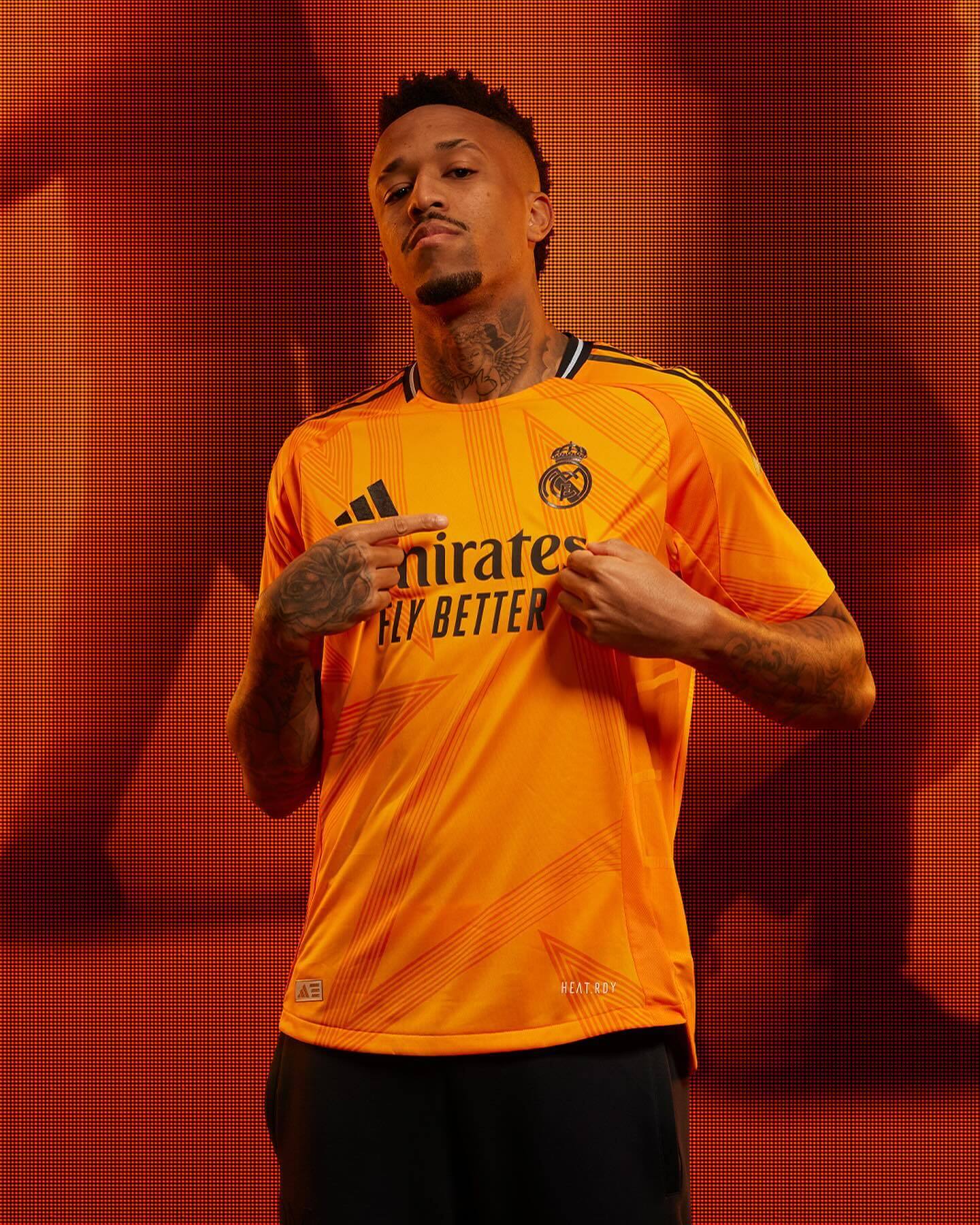 Real Madrid Camisa 2 JOGADOR/PLAYER Laranja 24-25