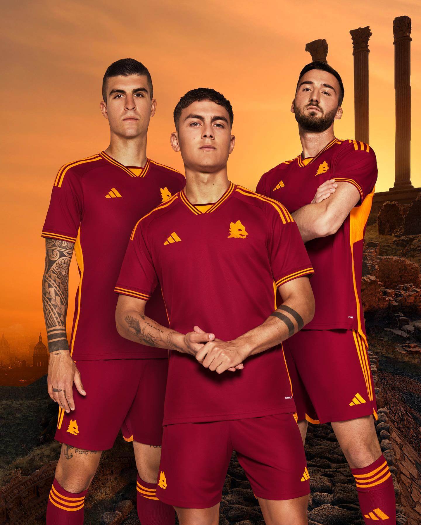 Roma camisa 1 2023-2024