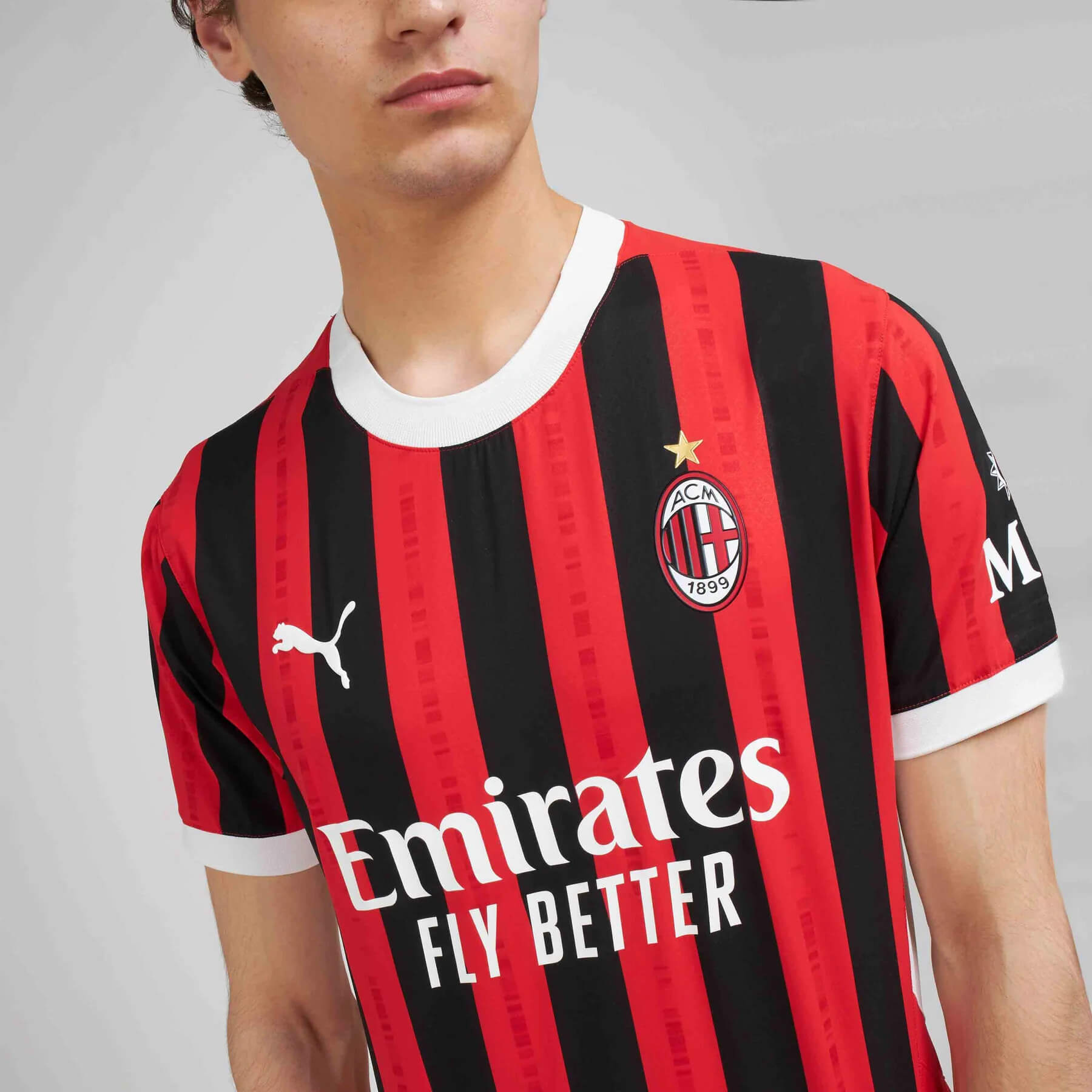 AC Milan 2024-2025 Uniforme 1 (linha profissional - Player)