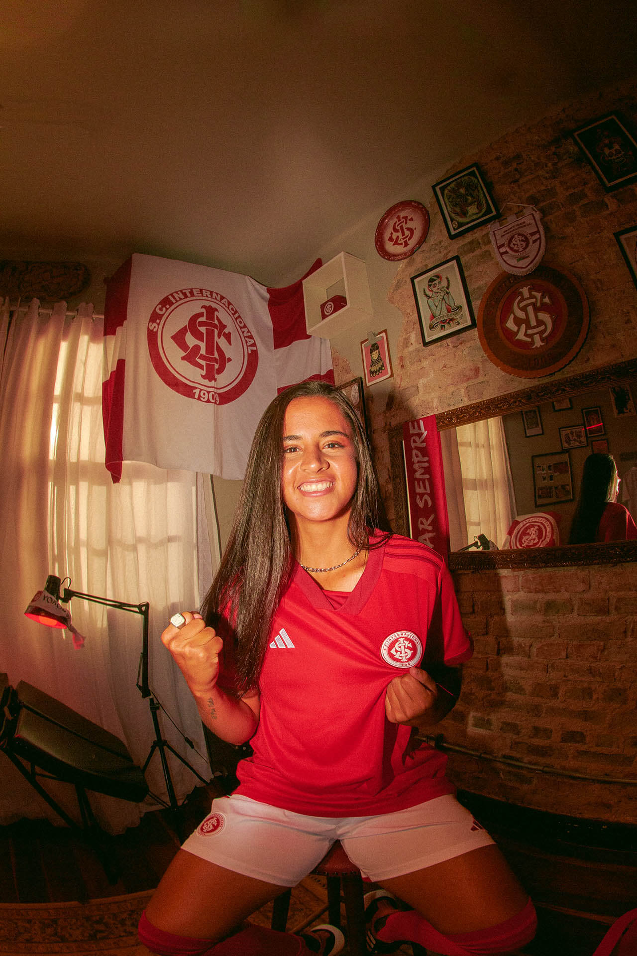 Internacional Camisa 1 Feminina 2023-24