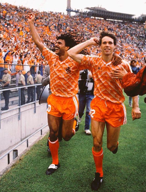 Holanda Camisa Retrô 01 LARANJA 1988